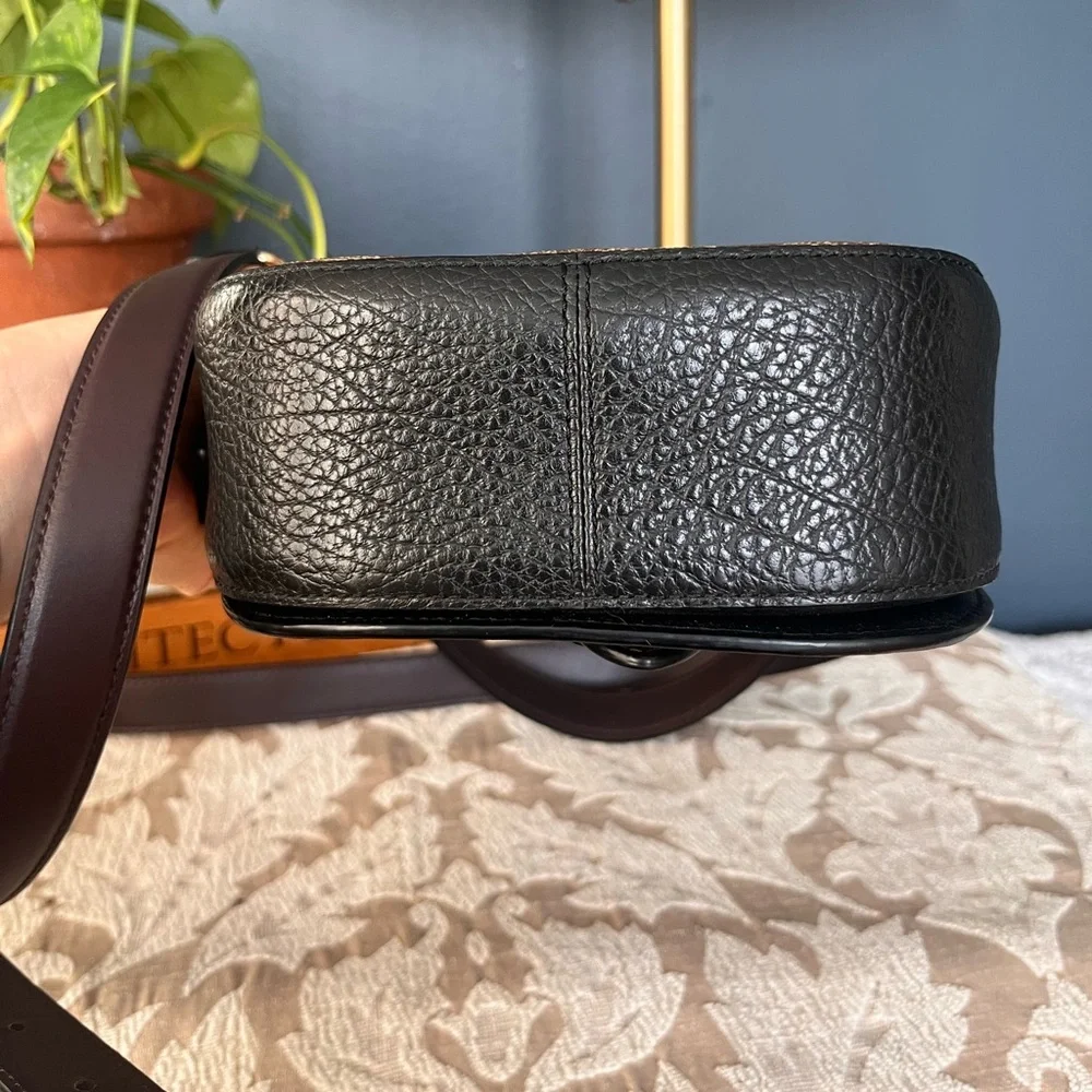 Coach Kleo compact crossbody suede and leather shoulder bag - Picture 7 of 12